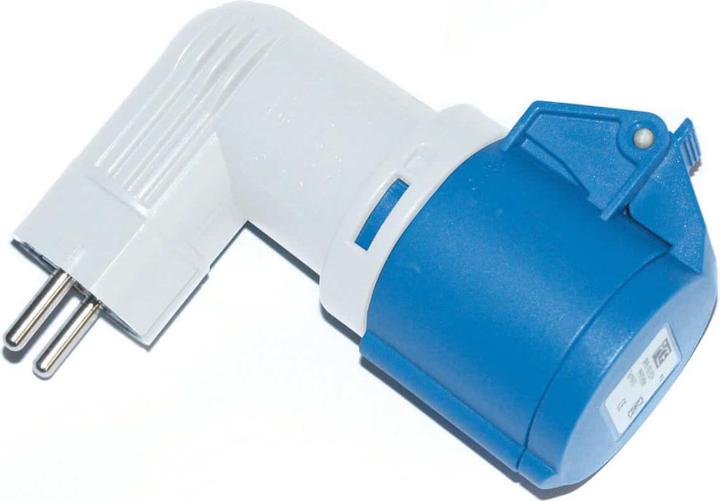 Produktbild PCE CEE Caravan Winkel-Adapter 230V 16A IP20 9434100