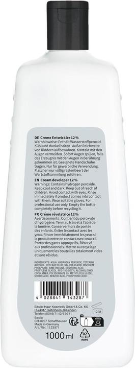 Actual product image Basler Color Creative Cream Developer