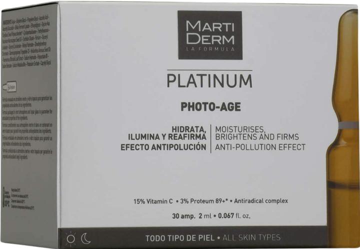 Actual product image Martiderm Platinum Photo-Age 30 ampoules x 2ml (60 ml)