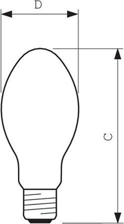 Produktbild Philips Entladungslampe (E27, 70 W, 6000 lm, 1 x, G)