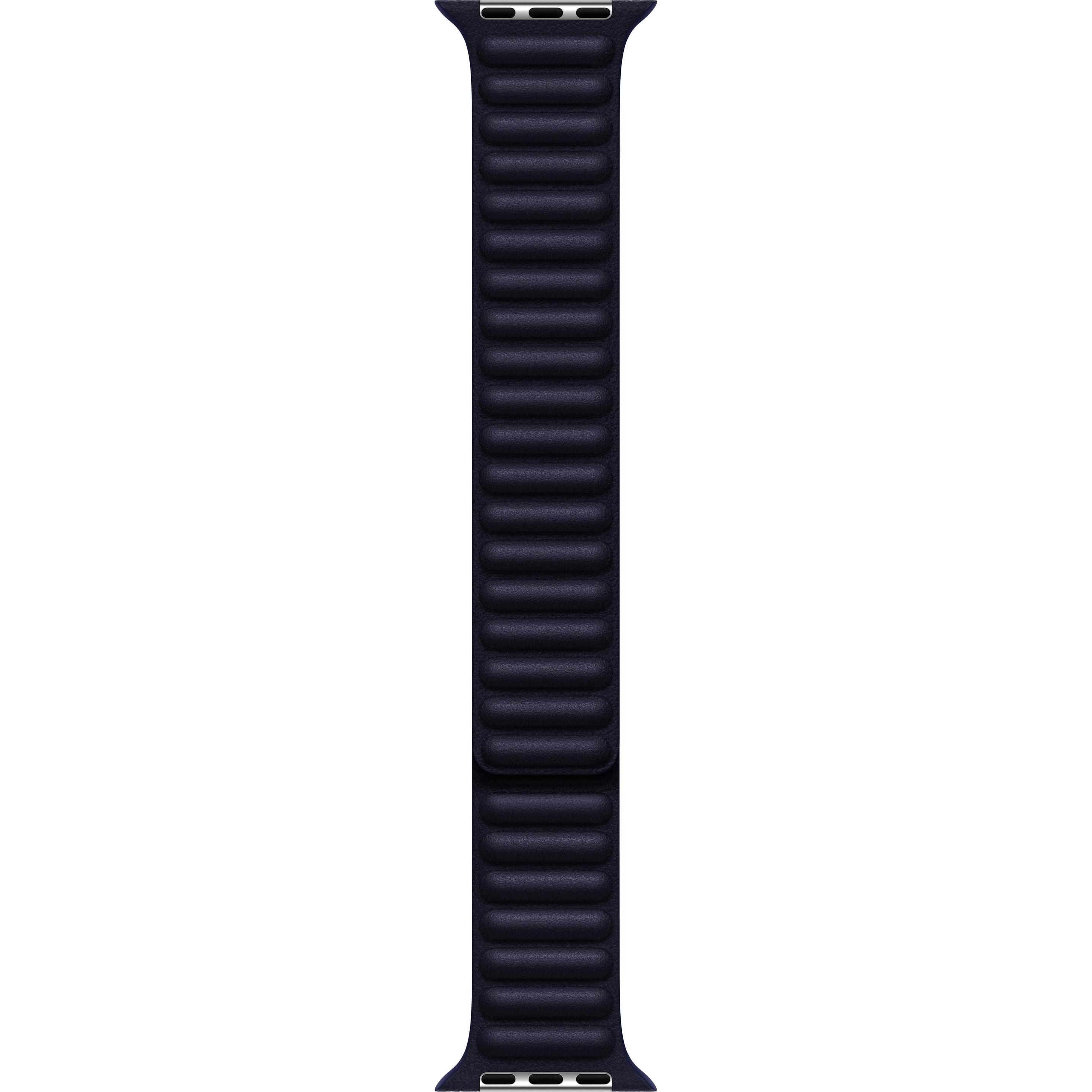 Apple Leather Link (41 mm, Leder), Uhrenarmband, Violett