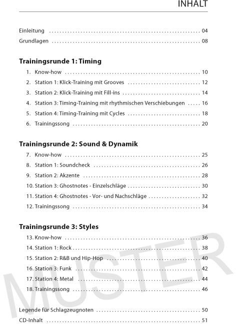 Produktbild Drum Training Groove + CD + DVD (Deutsch, Helmut Hage|Martin Klee, Martin Klee, 2012)