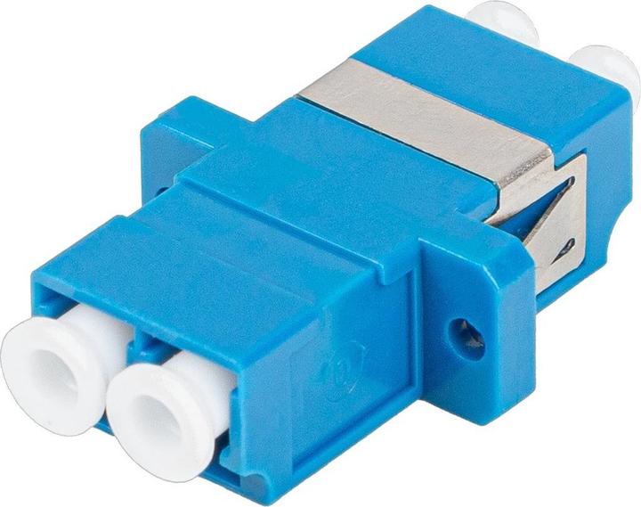 Actual product image Lanberg Fiber Optic Adapter SM LC/UPC DUPLEX