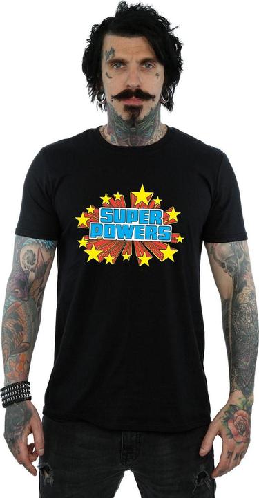 Actual product image Mens Super Powers Logo T-Shirt (L)