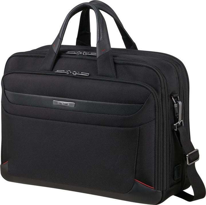 Actual product image Samsonite Pro-DLX6 shoulder bag 17.3 inch, black (17.30", Universal)