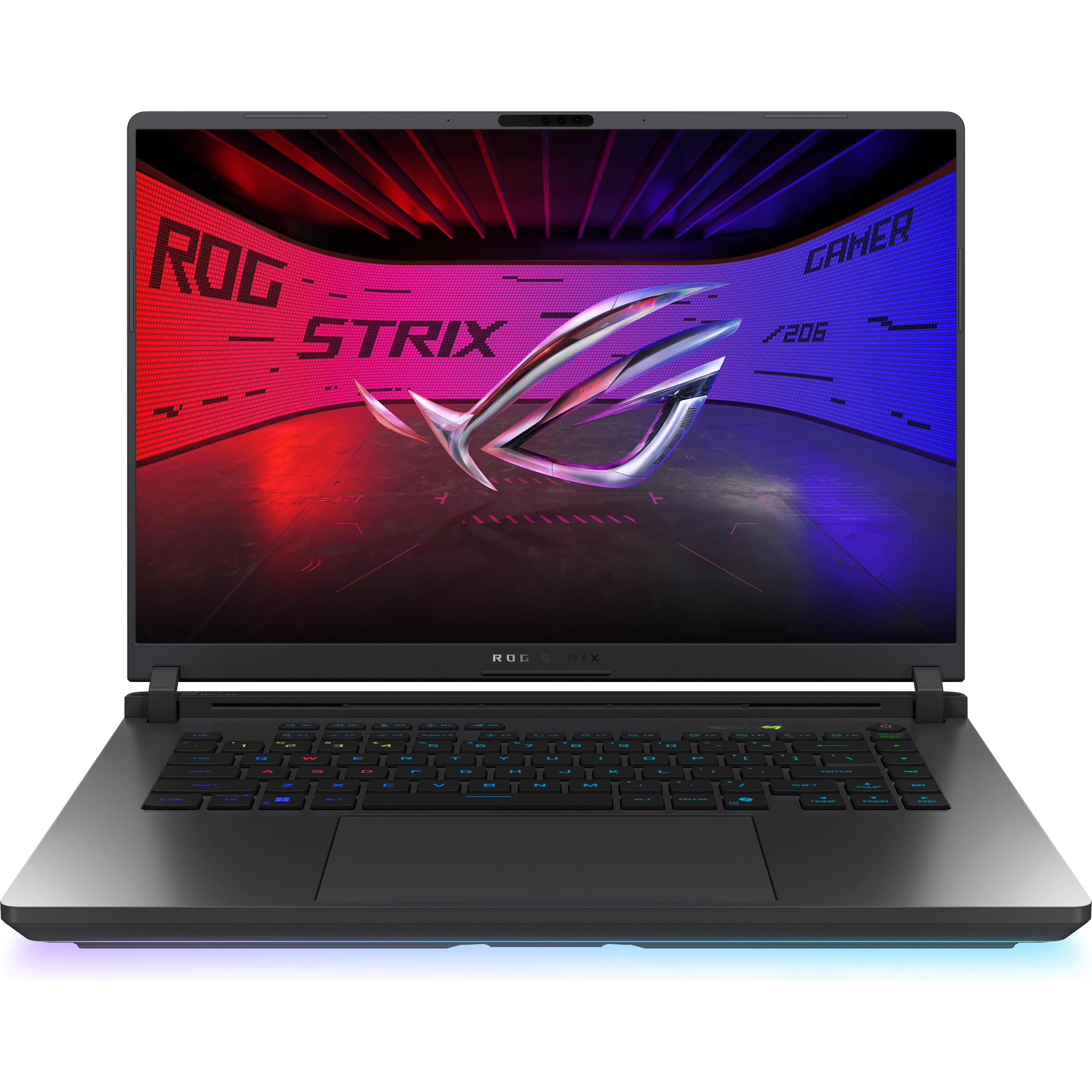 ASUS ROG Strix G16 RTX 5070 Ti (16", 1000 GB, 32 GB, DE, Intel Core Ultra 7 255HX), Notebook, Grün