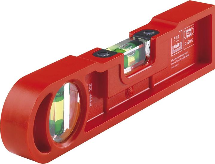 Actual product image Sola Tiler spirit level PHF 22 Length 220 mm (22 cm)