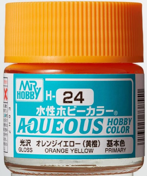 Actual product image Mr.Hobby Mr Hobby -Gunze Aqueous Hobby Colors (10 ml) Orange Yellow