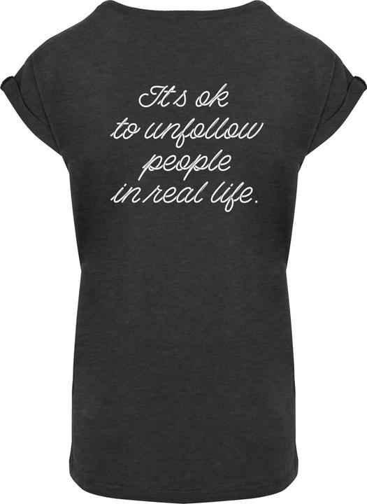 Produktbild Merchcode Ladies Heartbreak X Extended Shoulder Tee - 111573 (L)