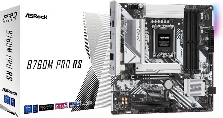 AsRock B760M Pro RS (LGA 1700, Intel B760, mATX)