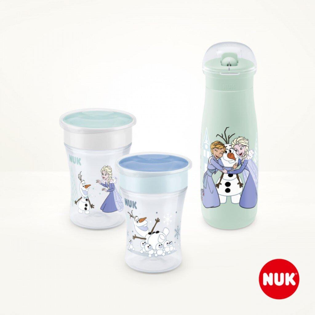 NUK, Biberon, Mini Magic 360 Babybecher mit Deckel Frozen Olaf 230 ml (230 ml)