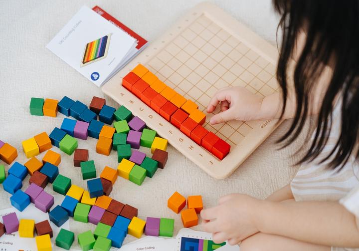 Produktbild Plantoys Zählwürfel Unit Link Serie (Deutsch, Englisch, Französisch, Italienisch)