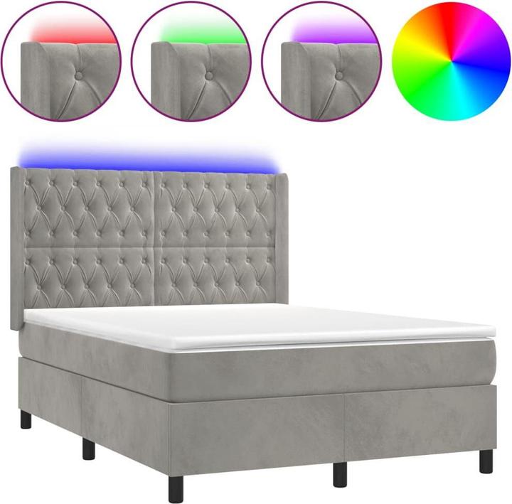 Produktbild vidaXL Boxspringbett (140 x 190 cm)