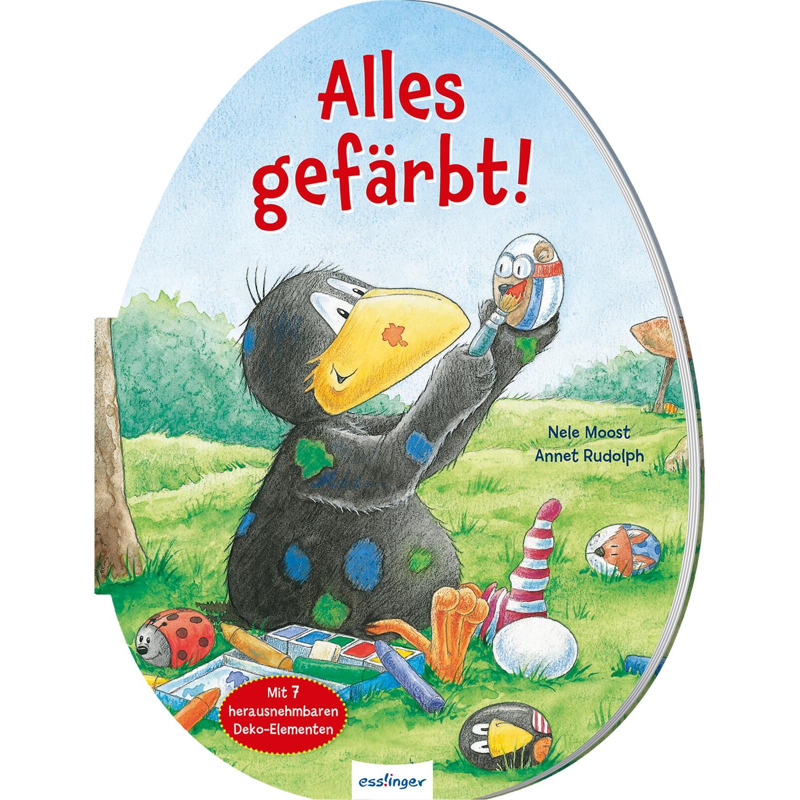 Alles gefärbt! Konturgestanzt, Kinderbücher von Annet Rudolph, Nele Moost