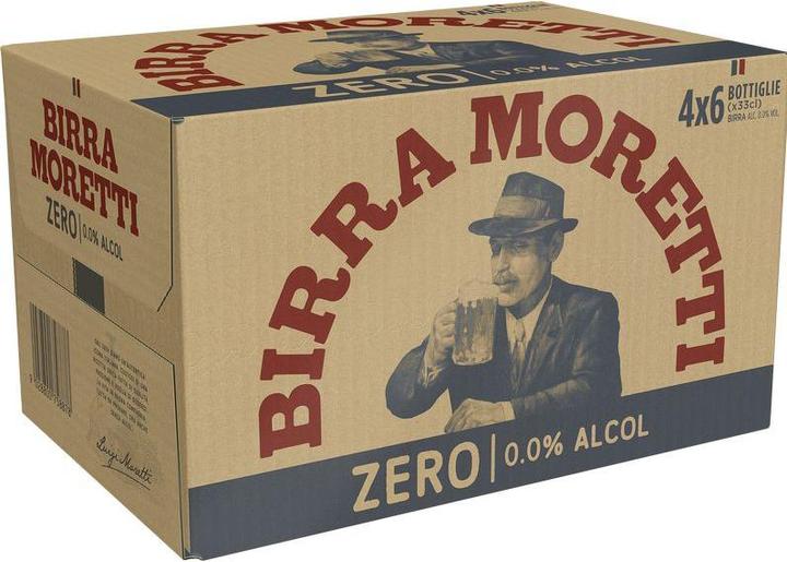 Birra Moretti Zero (24 x 33 cl)