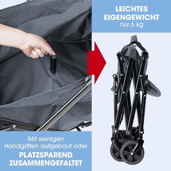 Actual product image Easymaxx Klappbarer Bollerwagen