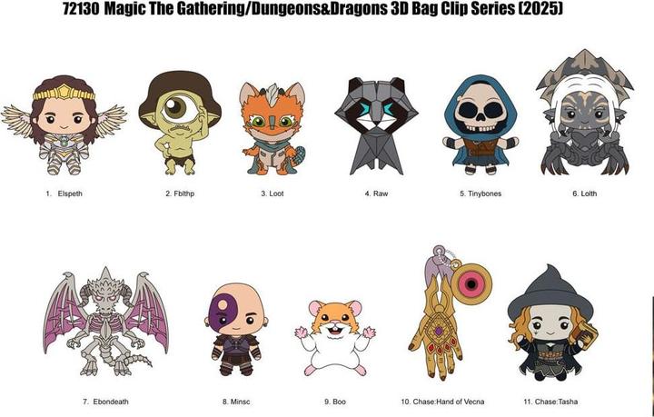 Produktbild Monogram Magic the Gathering 3D PVC-Taschenanhänger Series 1 Display (24)