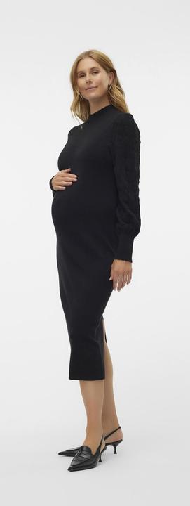 Image du produit Vero Moda Maternity Coupe ajustée Haut fermé Manches ballon Robe midi Robe en maille (XS)