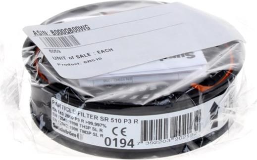 Actual product image Sundström Replacement Particle Filter SR 510 P3 for Pandemic Flu Kit SR100 (P3 R, 1 x)