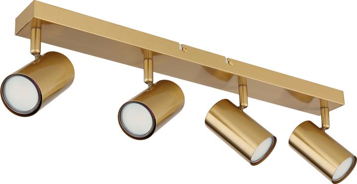brushed gold-coloured