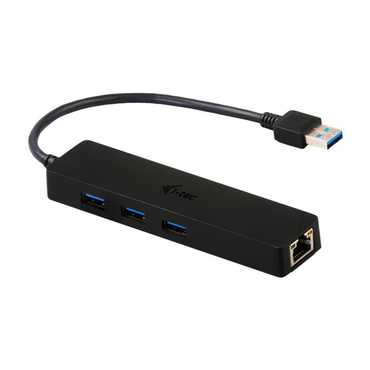 Produktbild i-tec Advance U3GL3SLIM Schnittstellen-Hub USB 3.2 Gen 1 (3.1 Gen 1) Typ-A Schwarz (USB-A, 4 Ports)