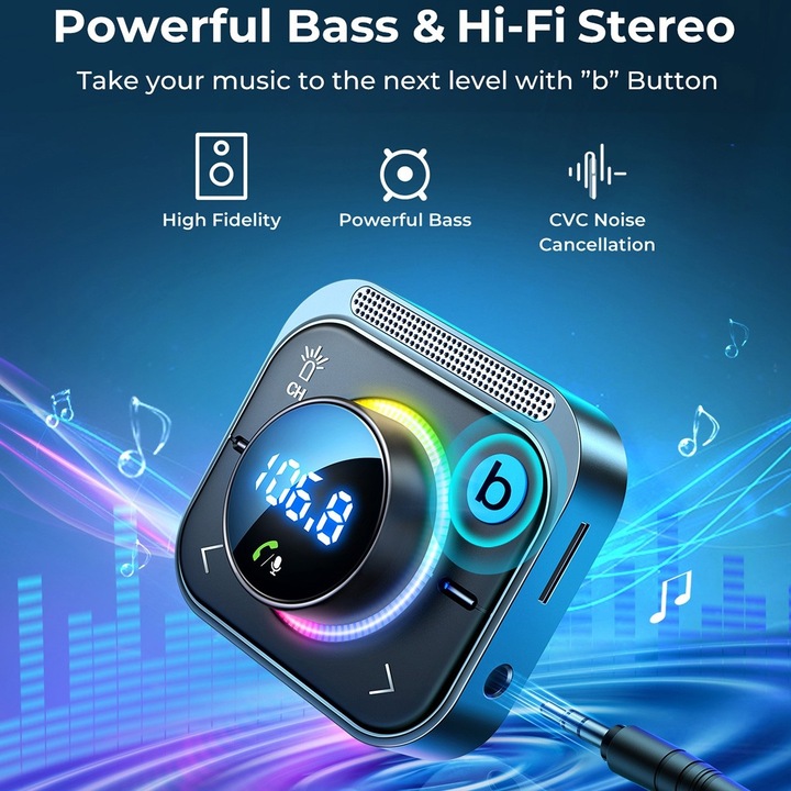Actual product image Joyroom FM transmitter