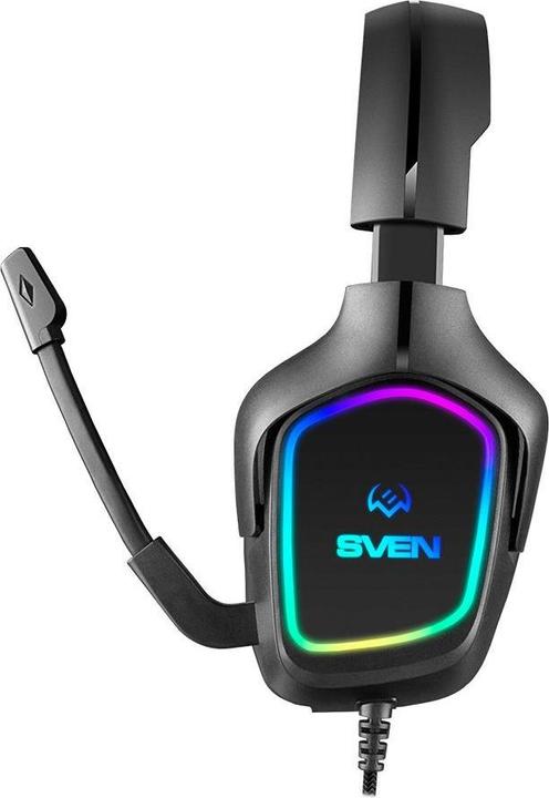 Produktbild Sven Kopfhörer mit Mikrofon Gaming-Kopfhörer mit Mikrofon AP-U750MV, schwarz (USB, RGB)