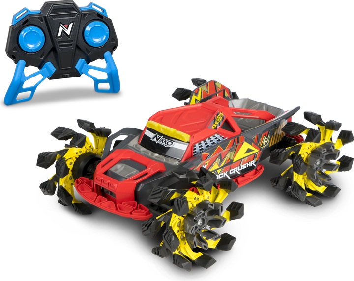 Actual product image Nikko RC 19070 Rock CrushR, remote-controlled RC car, off-road vehicle up to 14 km/h, automatic offfa