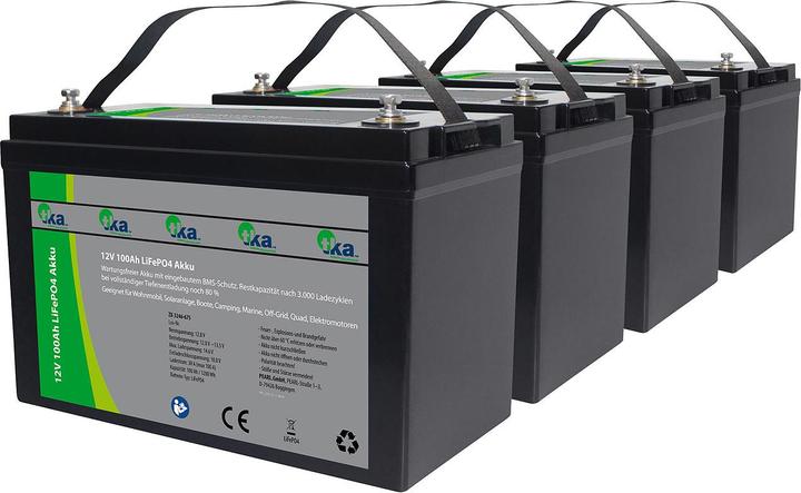 Image du produit TKA Batterie pour système solaire (12.80 V, 100 Ah)