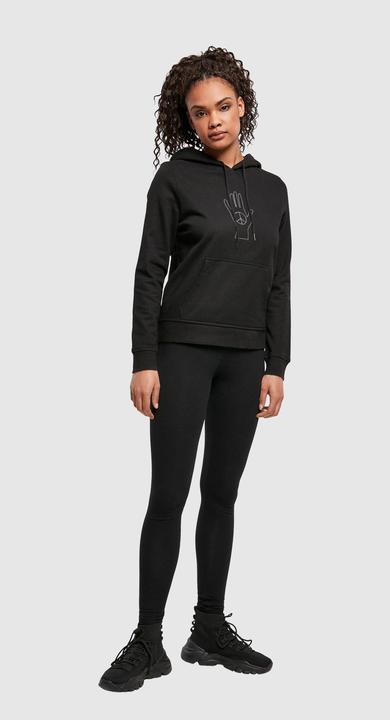 Produktbild Merchcode LadiesPeace - Scribble Hand Black Basic Hoody - 161639 (S)