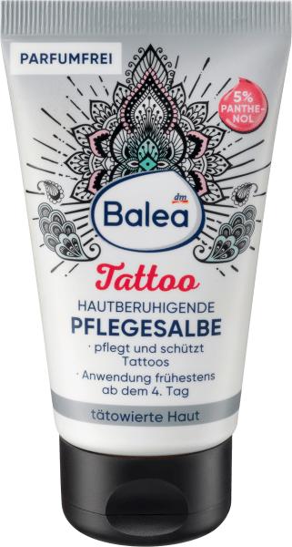 Produktbild dm Balea Tattoopflege Hautberuhigende Pflegesalbe (50 ml)
