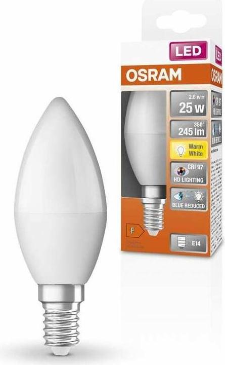 Image du produit Osram LED Classic Lampes Frosted (E14, 2.80 W, 245 lm, 6 x, F)