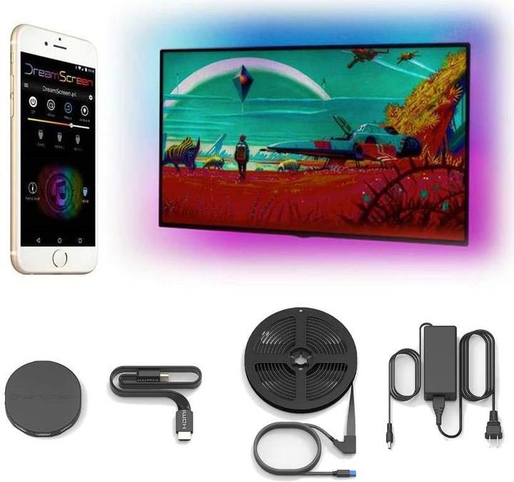 Actual product image Dreamscreen EU HD Backlighting Kit Size 1 Flex Reel (Multicoloured)