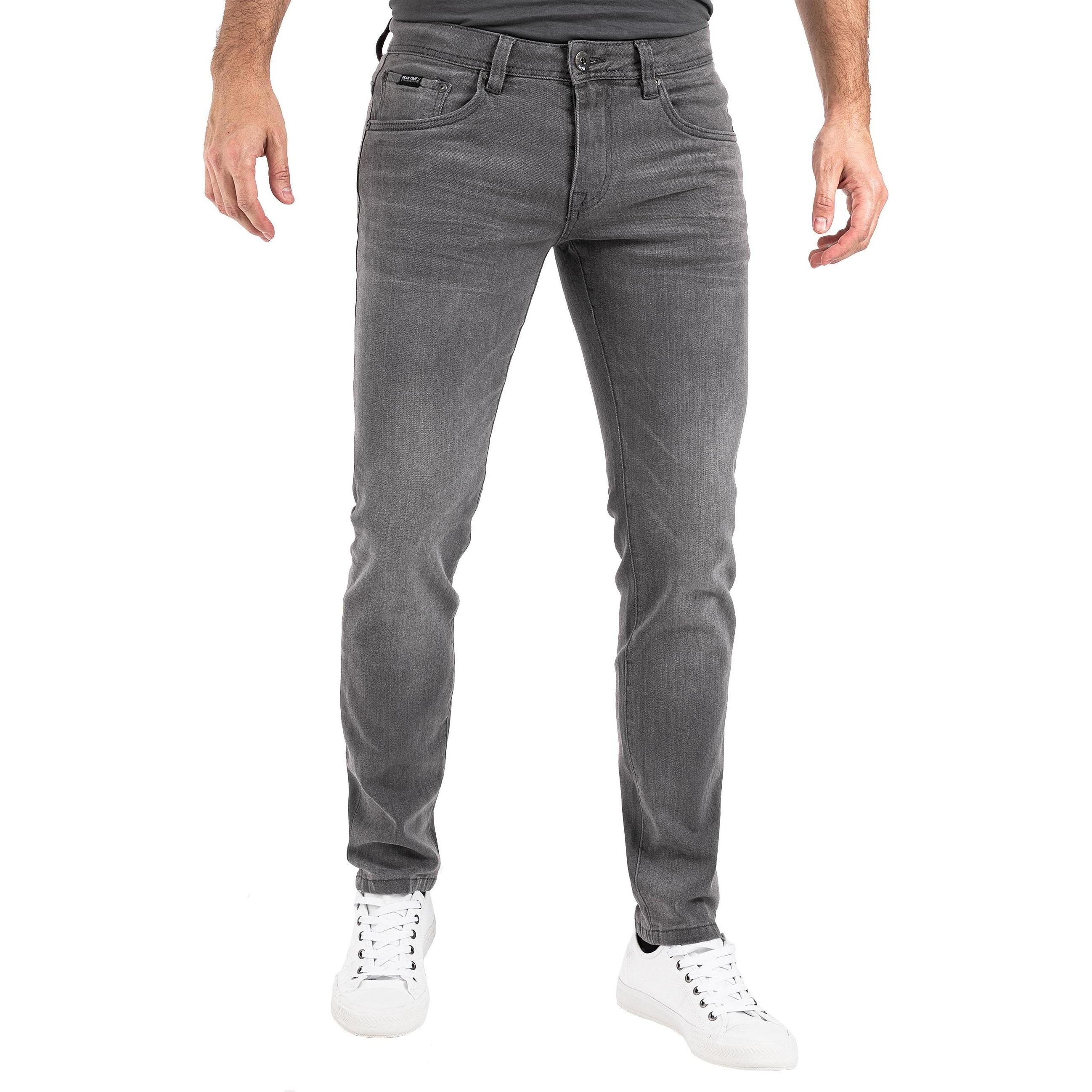 Peak Time, Herren, Jeans, Mailand, Grau, (W38/L34)