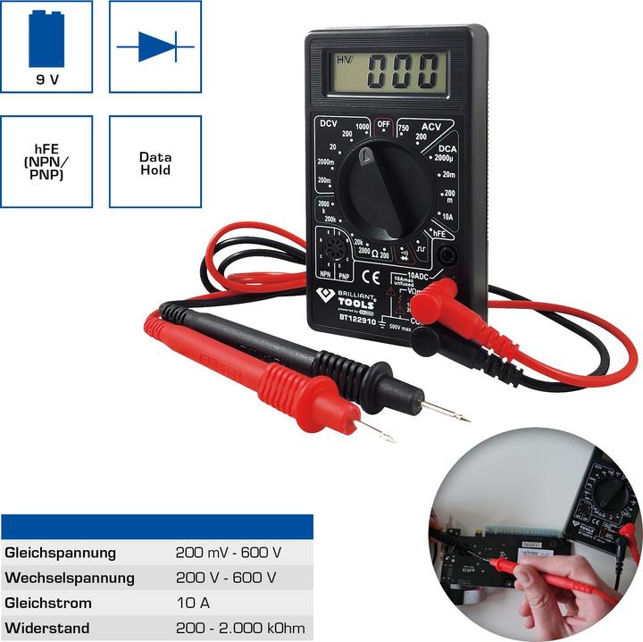 Produktbild KS Tools Digital-Multimeter
