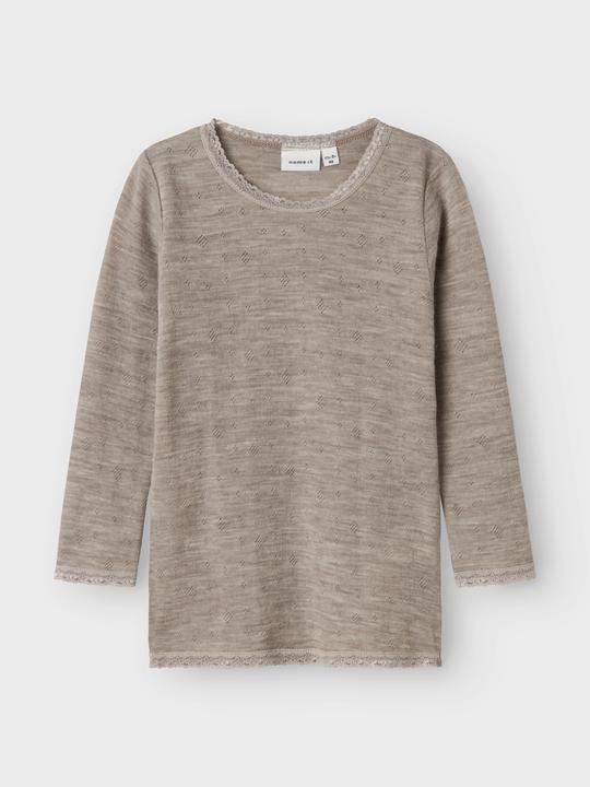 Produktbild Name it Nmfwang Wool Needle Ls Top Solid Noos (110)