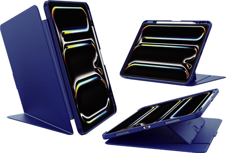ESR - Flip Hybrid (with Pencil Holder) - iPad Pro 13 (2024) / iPad Pro 13 (2025) - Blue (Apple iPad Pro 13 2024, Apple iPad Pro 13 2025)