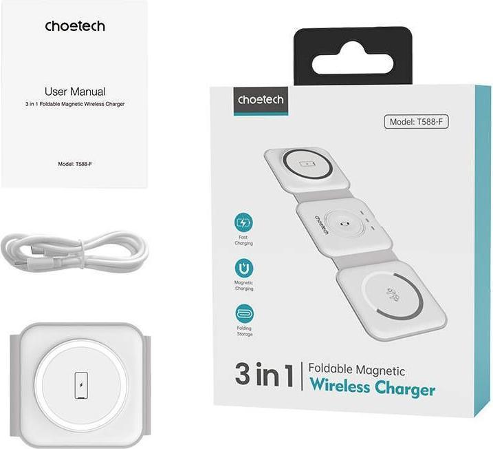 Actual product image Choetech T588-F 3in1 (15 W)