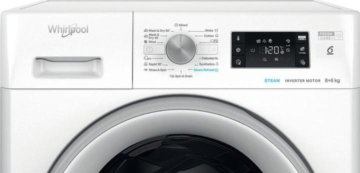 Actual product image Whirlpool FFWDB 864489 SV EE Washer Dryer