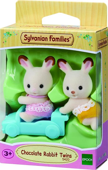 Actual product image Sylvanian Families Chocolate Rabbit Twins
