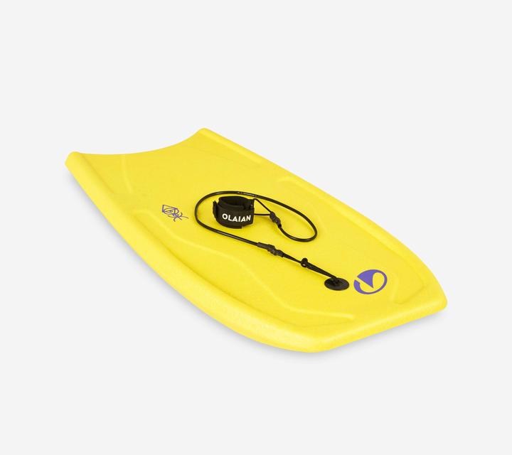 Image du produit Olaian Bodyboard 100 débutant monomatière préformé - Jaune