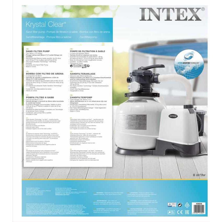 Thumbnail - Intex, Pooltechnik, Krystal Clear Sandfilterpumpe