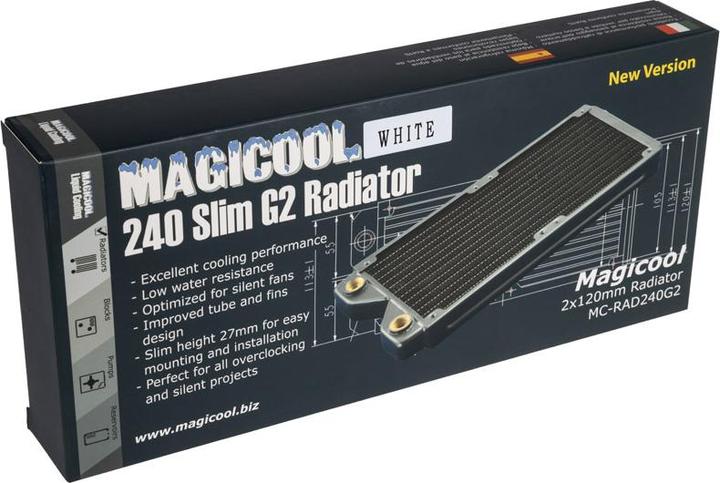 Actual product image MagiCool 240 G2 Slim Radiator 16 FPI (120 mm)