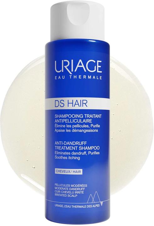 Actual product image Uriage Ds Hair Shampoo Anti-Dandruff Shampoo 200Ml (200 ml, Liquid shampoo)