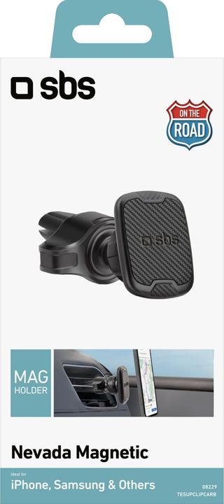 Actual product image SBS Universal car holder with clip and magnetic pull black