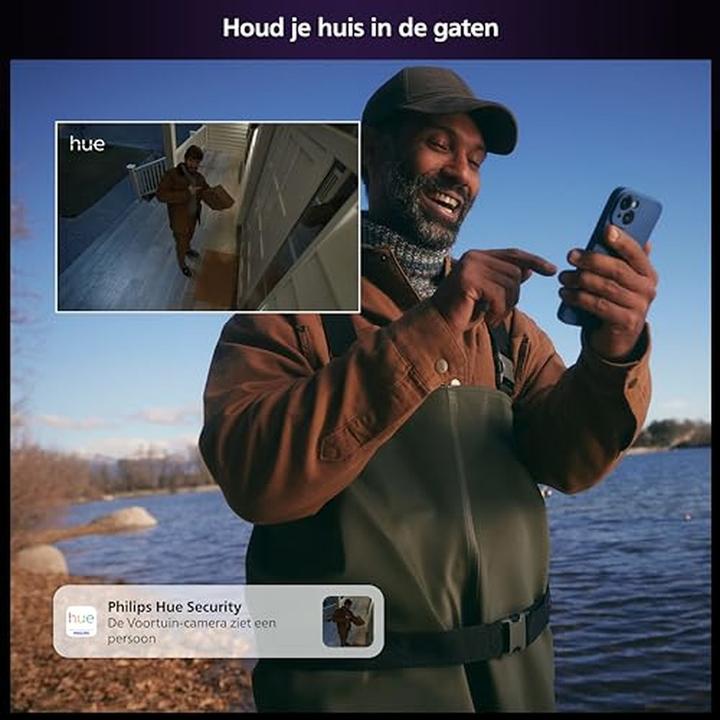Immagine prodotto Philips Hue Secure Wired Camera con supporto (1920 x 1080 Pixels)