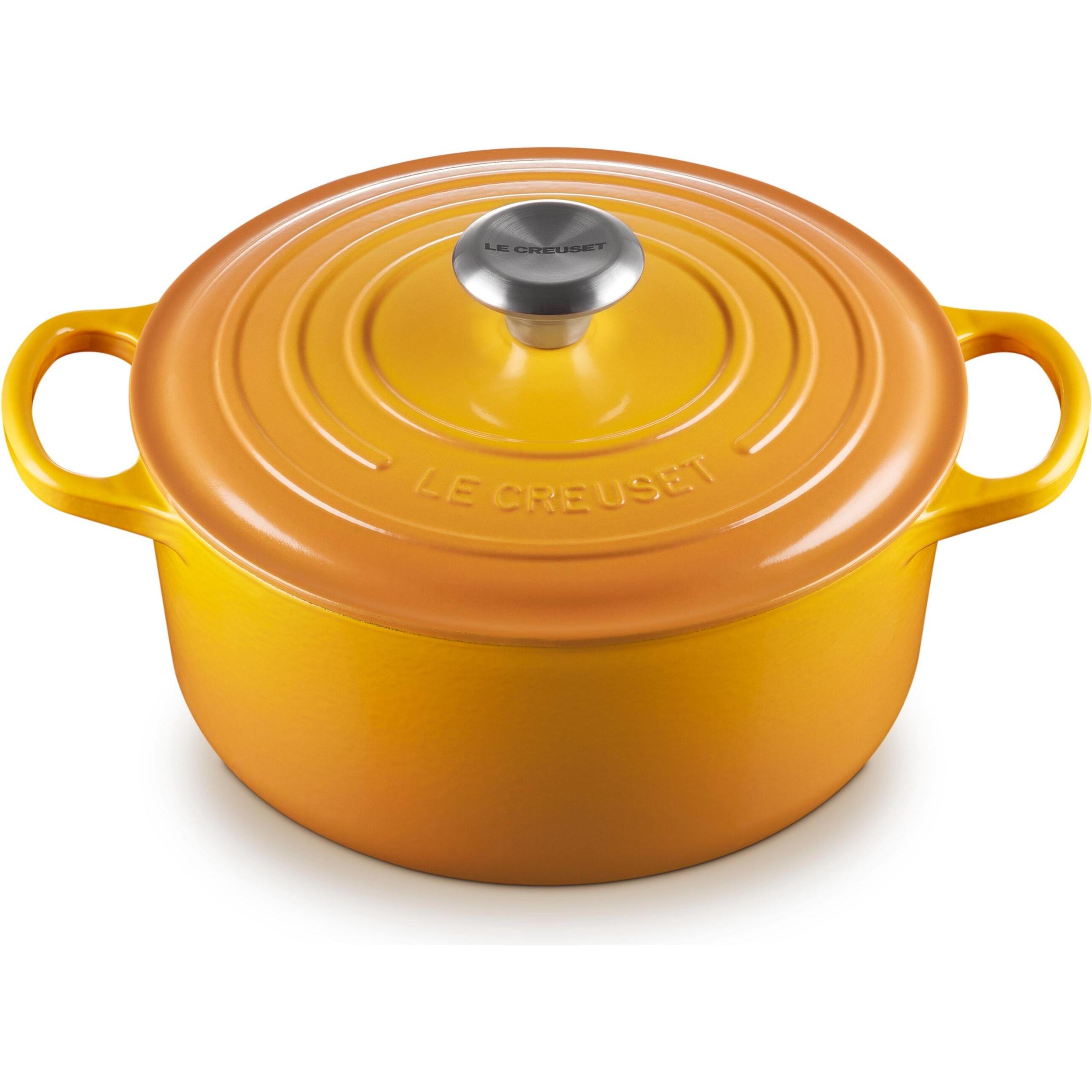 Le Creuset Bräter Signature, Pfanne + Kochtopf, Gelb