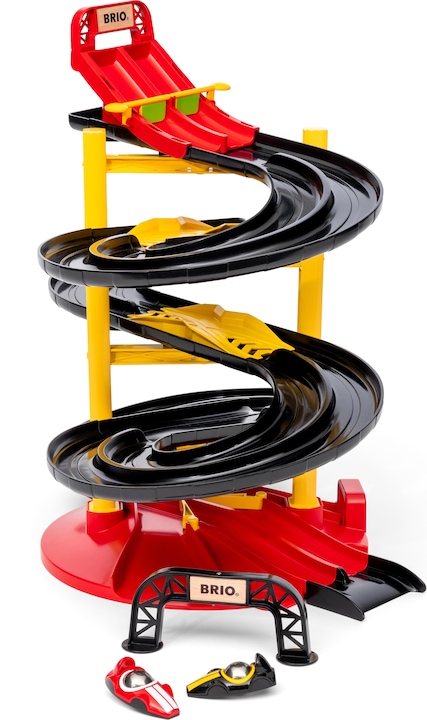 Produktbild Brio Rennbahn-Turm mit zwei Rennwagen