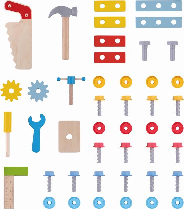Actual product image Tooky Toy Workbench with accessories, TK399
