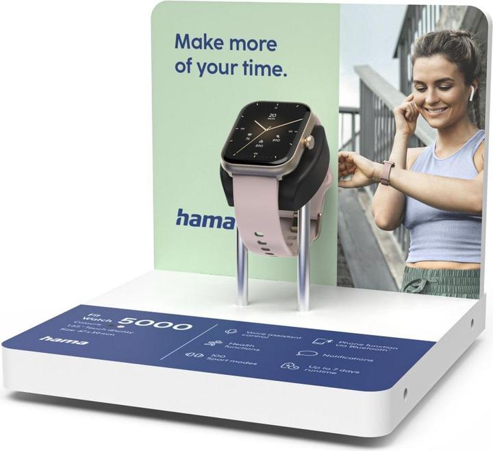 Produktbild Hama Fit Watch 5000 Test Module.rose GOLD.18x18x16cm Engels (73296007)